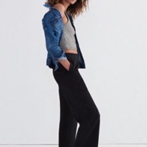 Madewell Open Wide Leg Crop Pants Small